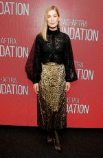 ROSAMUND PIKE at Saltburn SAG-AFTRA Foundation Screening and Q&A in New York 12/11/2023