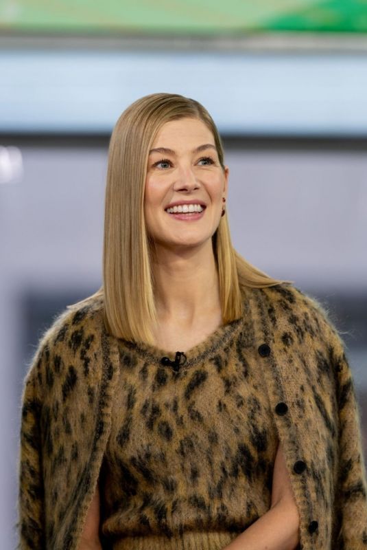 ROSAMUND PIKE at Today Show in New York 12/11/2023