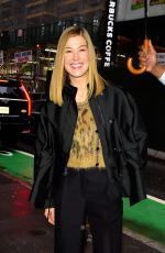 ROSAMUND PIKE Out in New York 12/11/2023