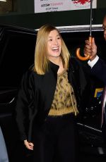ROSAMUND PIKE Out in New York 12/11/2023
