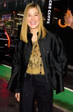 ROSAMUND PIKE Out in New York 12/11/2023