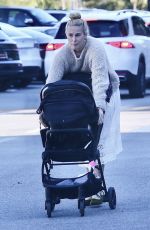 RUMER WILLIS Out with Her Baby Louetta at Erewhon Market in Studio City 12/05/2023