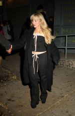 SABRINA CARPENTER Leaves Taylor Swift