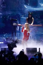 SABRINA CARPENTER Performs at Iheartradio 102.7 Kiis FM Jingle Ball in Los Angeles 12/01/2023