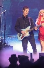 SABRINA CARPENTER Performs at iHeartRadio KISS 108 Jingle Ball in Boston 12/10/2023