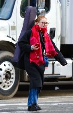 SADIE SINK Out and About in New York 12/20/2023