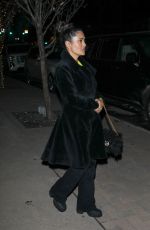 SALMA HAYEK Arrives at Kate Hudson