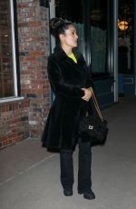 SALMA HAYEK Arrives at Kate Hudson