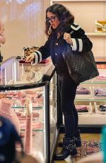 SALMA HAYEK at Jewelry Section of Gucci Store in Los Angeles 12/21/2023