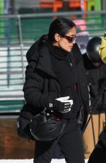 SALMA HAYEK Out Skiing with Her Family in Aspen 12/27/2023