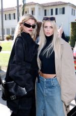 SAMARA WEAVING Arrives at Balenciaga Fall 24 Show in Los Angeles 12/02/2023