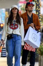SARA SAMPAIO Out for Christmas Shopping in Beverly Hills 12/16/2023