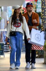 SARA SAMPAIO Out for Christmas Shopping in Beverly Hills 12/16/2023
