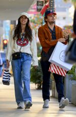 SARA SAMPAIO Out for Christmas Shopping in Beverly Hills 12/16/2023