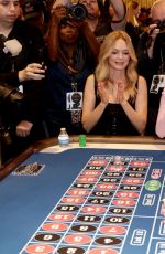 SARAH HYLAND at Craps, Roulette and Sports Betting Debuts at Seminole Hard Rock Hotel & Casino in Hollywood 12/07/2023