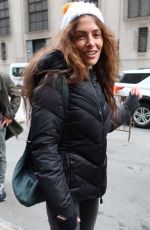 SARAH SHAHI Out at Hearld Sqaure in New York 12/23/2023