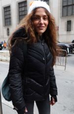 SARAH SHAHI Out at Hearld Sqaure in New York 12/23/2023