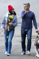 SARAH SILVERMAN and Rory Albanese Out with Their Dogs in in Los Feliz 12/30/2023