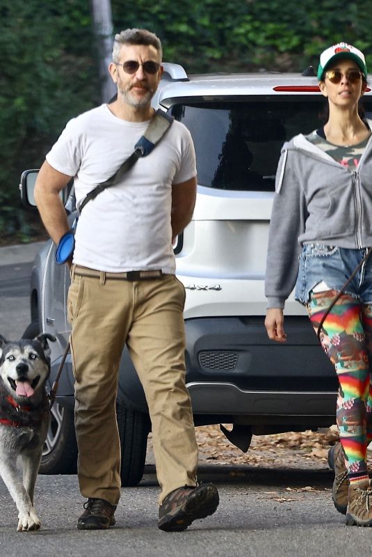 SARAH SILVERMAN and Rory Albanese Out with Their Dogs in Los Feliz 12/28/2023