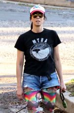 SARAH SIVLERMAN and Rory Albanese Out for a Dog Walk in Los Feliz 12/08/2023