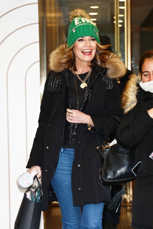 SAVANNAH GUTHRIE Leaves NBC Studios in New York 12/20/2023
