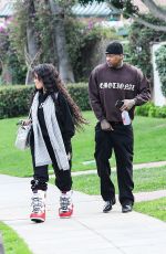 SAWEETIE Heading to Polo Lounge for Lunch in Beverly Hills 12/28/2023