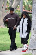 SAWEETIE Heading to Polo Lounge for Lunch in Beverly Hills 12/28/2023