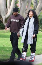 SAWEETIE Heading to Polo Lounge for Lunch in Beverly Hills 12/28/2023