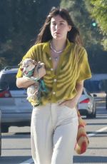 SCOUT WILLIS Out for Breakfast with Her Dog in Los Angeles 12/16/2023