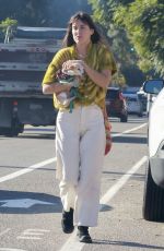 SCOUT WILLIS Out for Breakfast with Her Dog in Los Angeles 12/16/2023