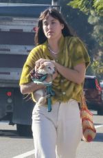 SCOUT WILLIS Out for Breakfast with Her Dog in Los Angeles 12/16/2023