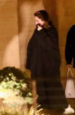 SELENA GOMEZ Out for Dinner with Friends at Nobu in Malibu 12/18/2023