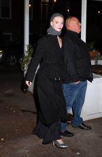 SELENA GOMEZ, TAYLOR SWIFT, CARA DELVINGNE, ANYA TAYLOR=JOY and ZOE KRAVITZ Night Out in New York 12/08/2023
