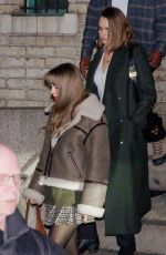 SELENA GOMEZ, TAYLOR SWIFT, CARA DELVINGNE, ANYA TAYLOR=JOY and ZOE KRAVITZ Night Out in New York 12/08/2023
