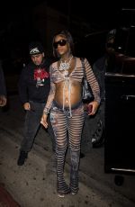SEXYY RED Arrives at Balenciaga Afterparty in West Hollywood 12/01/2023