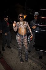 SEXYY RED Arrives at Balenciaga Afterparty in West Hollywood 12/01/2023