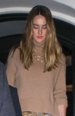 SHAILENE WOODLEY Leaves Ferrari Premiere After-party in West Hollywood 12/12/2023