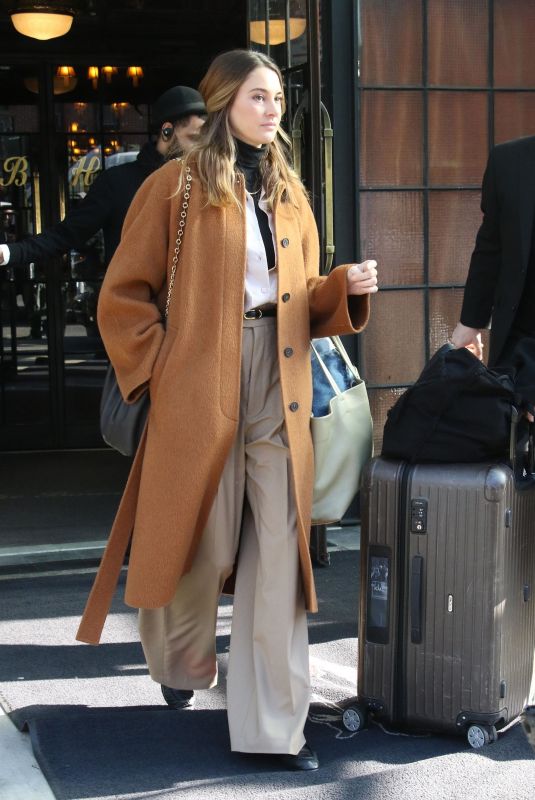 SHAILENE WOODLEY Leaves Her Hotel in New York 11/30/2023