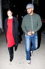 SHANINA SHAIK and Matthew Adesuyan on a Date Night in Los Angeles 12/15/2023