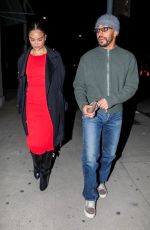SHANINA SHAIK and Matthew Adesuyan on a Date Night in Los Angeles 12/15/2023