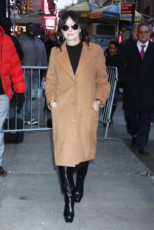 SHANNEN DOHERTY Arrives at Good Morning America in New York 12/06/2023