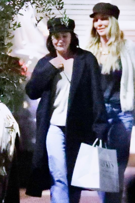 SHANNEN DOHERTY Out for Dinner with a Friend in Los Angeles 12/27/2023