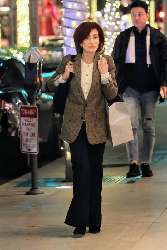 SHARON OSBOURNE Out Shopping on Rodeo Drive 12/18/2023