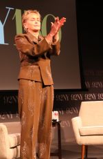 SHARON STONE at Sharon Stone and Jerry Saltz Talk About Art Event at 92NY in New York 12/14/2023