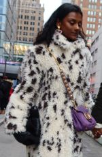 SIMONE ASHLEY Out at 7th Avenue in New York 12/23/2023