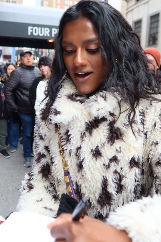 SIMONE ASHLEY Out at 7th Avenue in New York 12/23/2023