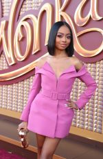 SKAI JACKSON at Wonka Premiere at Regency Village Theatre in Los Angeles 12/10/2023