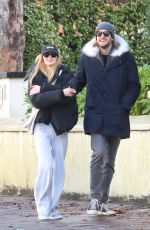 SOPHIE TURNER Out with New Boyfriend Peregrine Pearson In London 12/08/2023