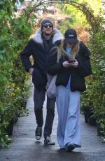 SOPHIE TURNER Out with New Boyfriend Peregrine Pearson In London 12/08/2023
