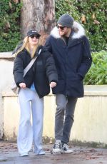 SOPHIE TURNER Out with New Boyfriend Peregrine Pearson In London 12/08/2023